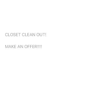 CLOSET CLEAN OUT!!! MAKE AN OFFER!